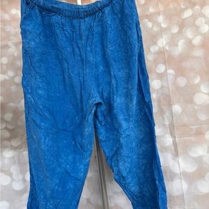 Blue Wash Boho Pants Size S